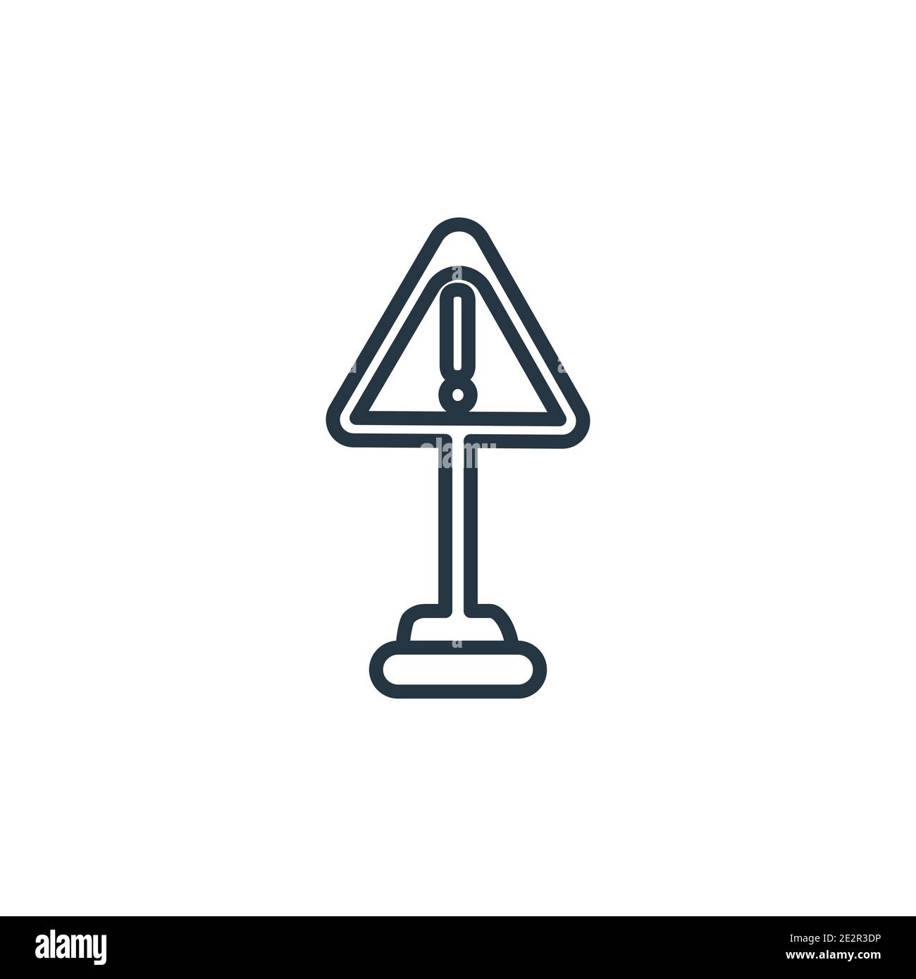 Working sign outline vector icon. Thin line black working sign icon ...
