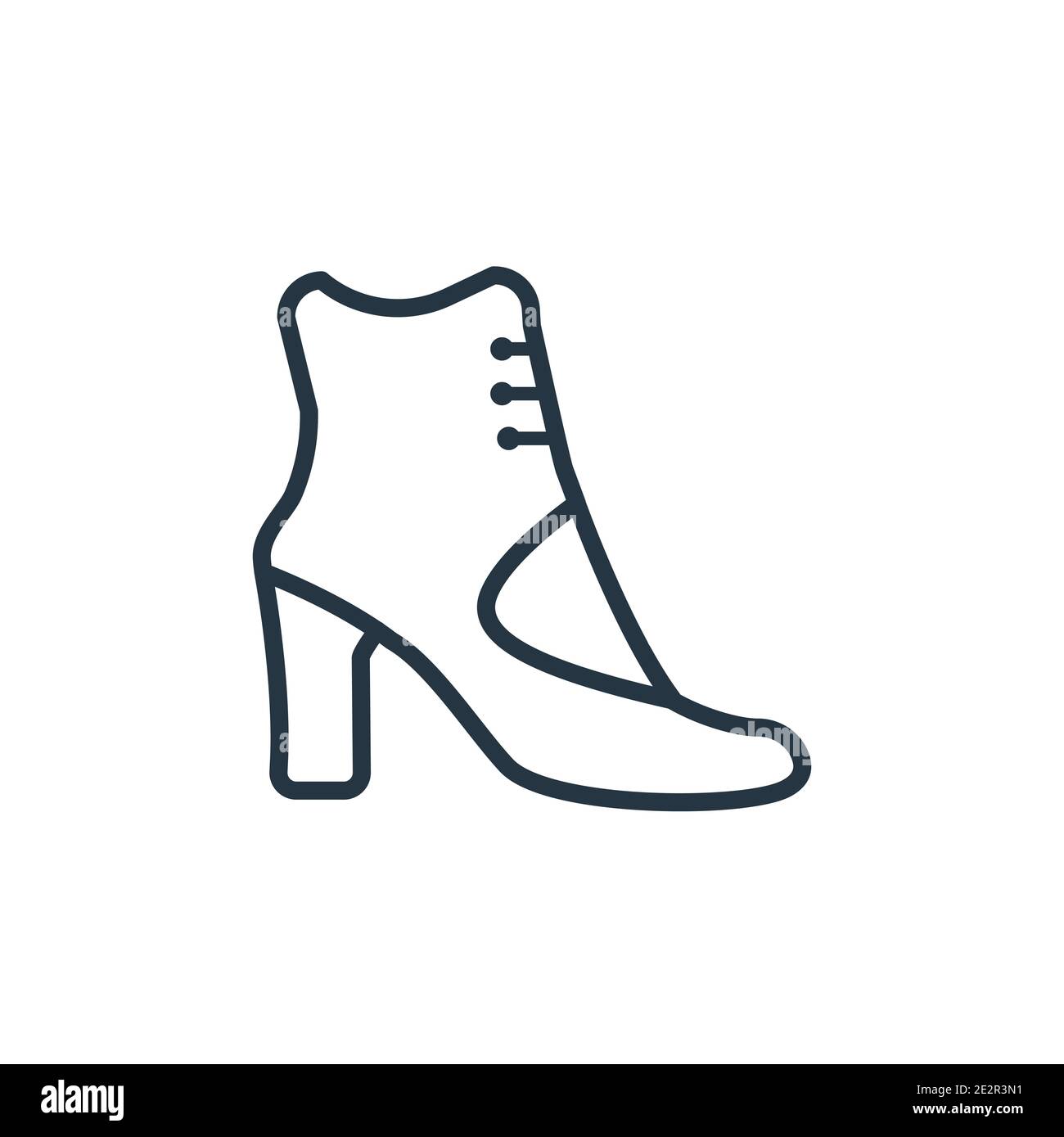 Ankle boots outline vector icon. Thin line black ankle boots icon, flat  vector simple element illustration from editable clothes concept isolated  stro Stock Vector Image & Art - Alamy