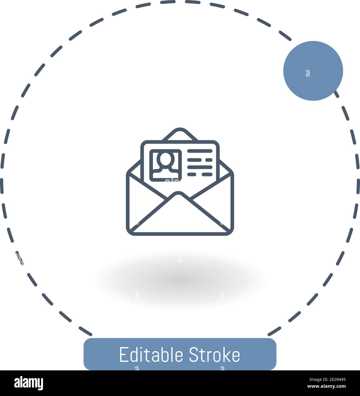 curriculum vector icon editable stroke outline icons for web and mobile Stock Vector