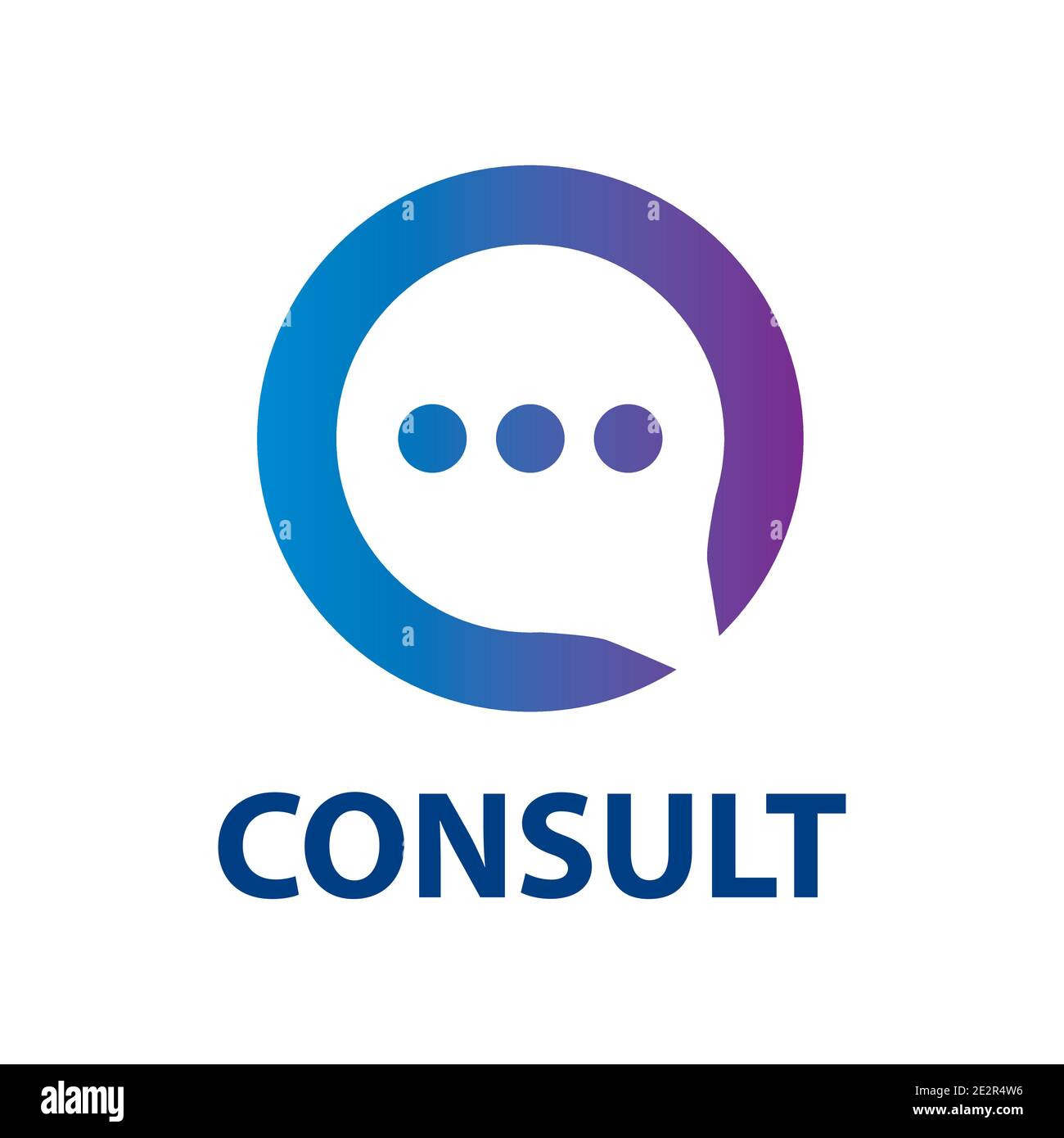 Vector logo of the consulting service Stock Vector Image & Art - Alamy
