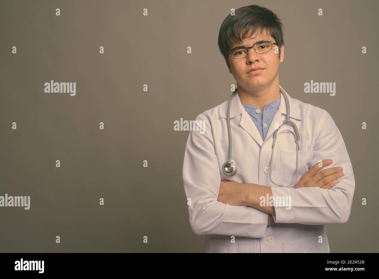 Asian teenager and doctor hi-res stock photography and images - Alamy