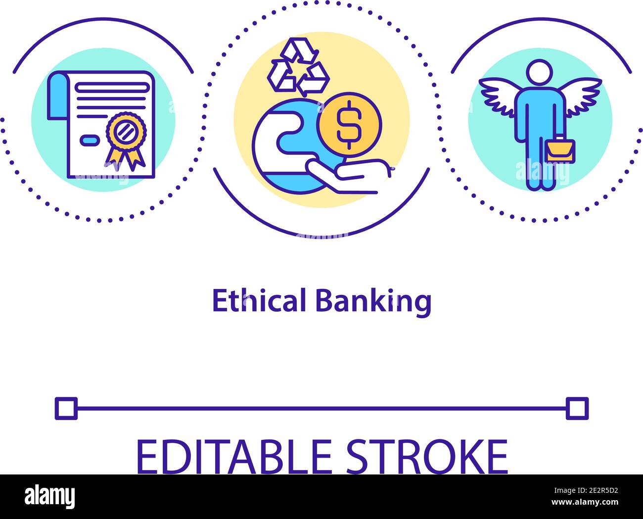 Ethical banking Stock Vector Images Alamy