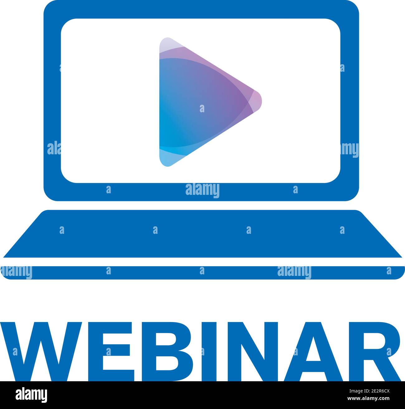 vector logo for online webinar Stock Vector Image & Art - Alamy