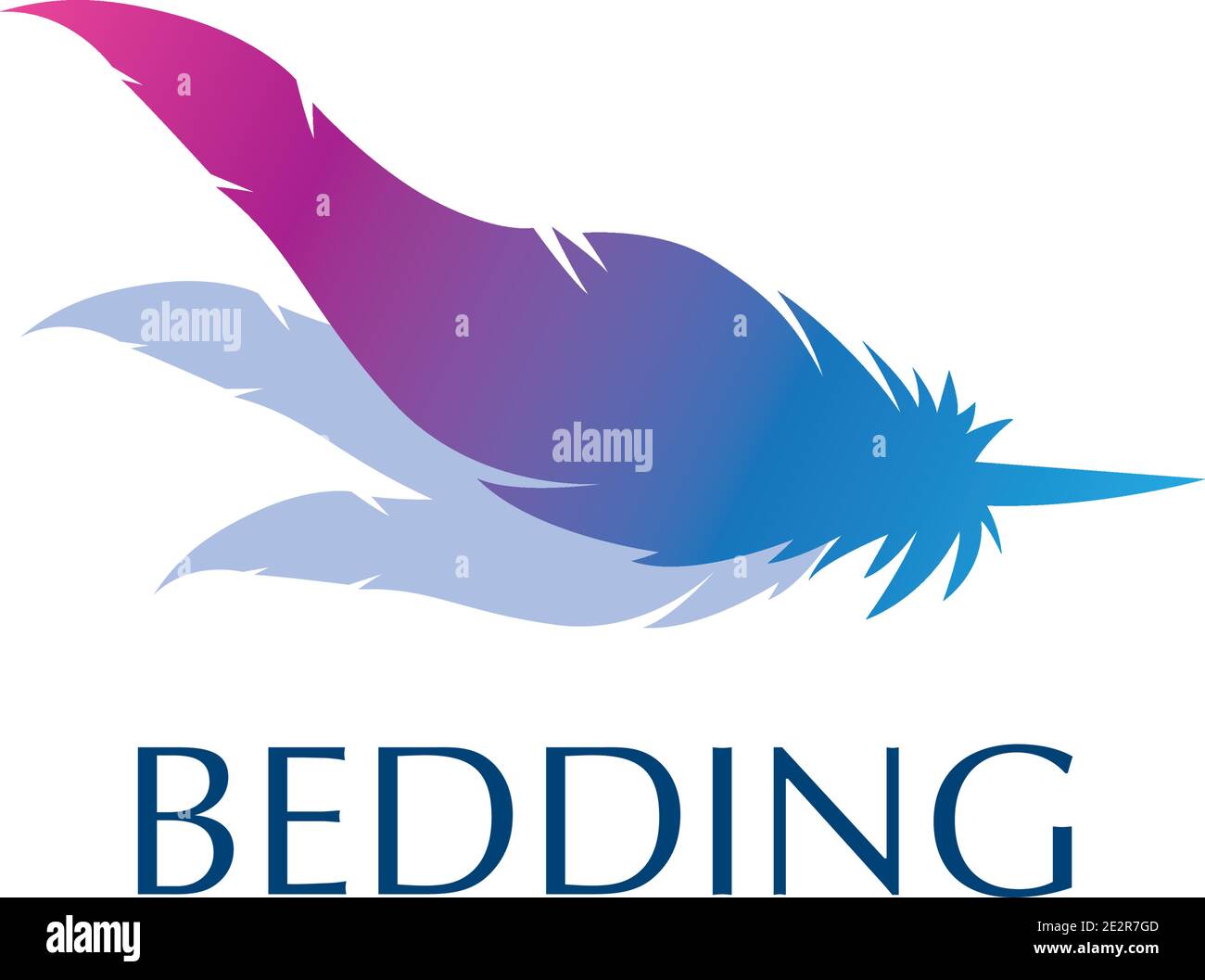 Vector logo of bed linen and bedding Stock Vector Image & Art Alamy