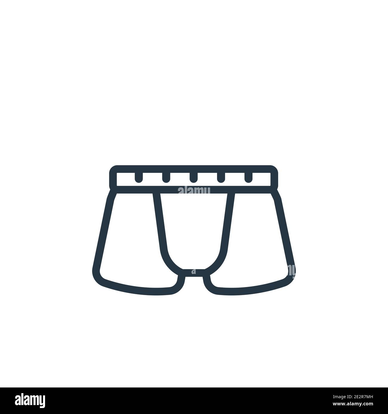 Boxers outline vector icon. Thin line black boxers icon, flat vector simple  element illustration from editable clothes concept isolated stroke on whit  Stock Vector Image & Art - Alamy