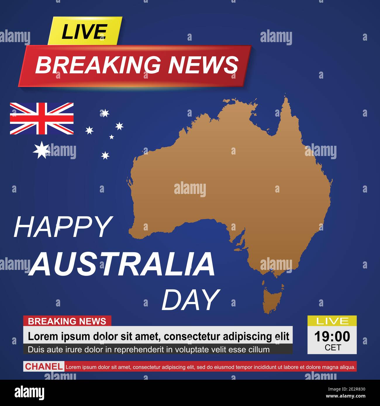 Australia day background Stock Vector Image & Art Alamy