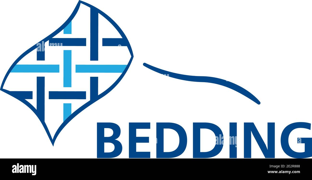 Vector logo of bed linen and bedding Stock Vector Image & Art Alamy