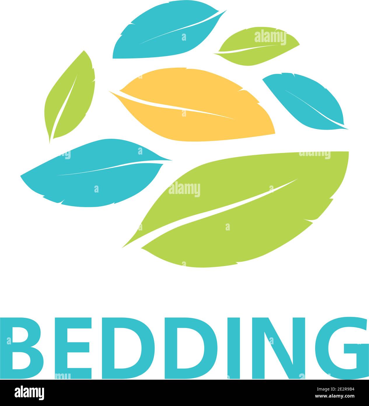 Vector logo of bed linen and bedding Stock Vector Image & Art Alamy