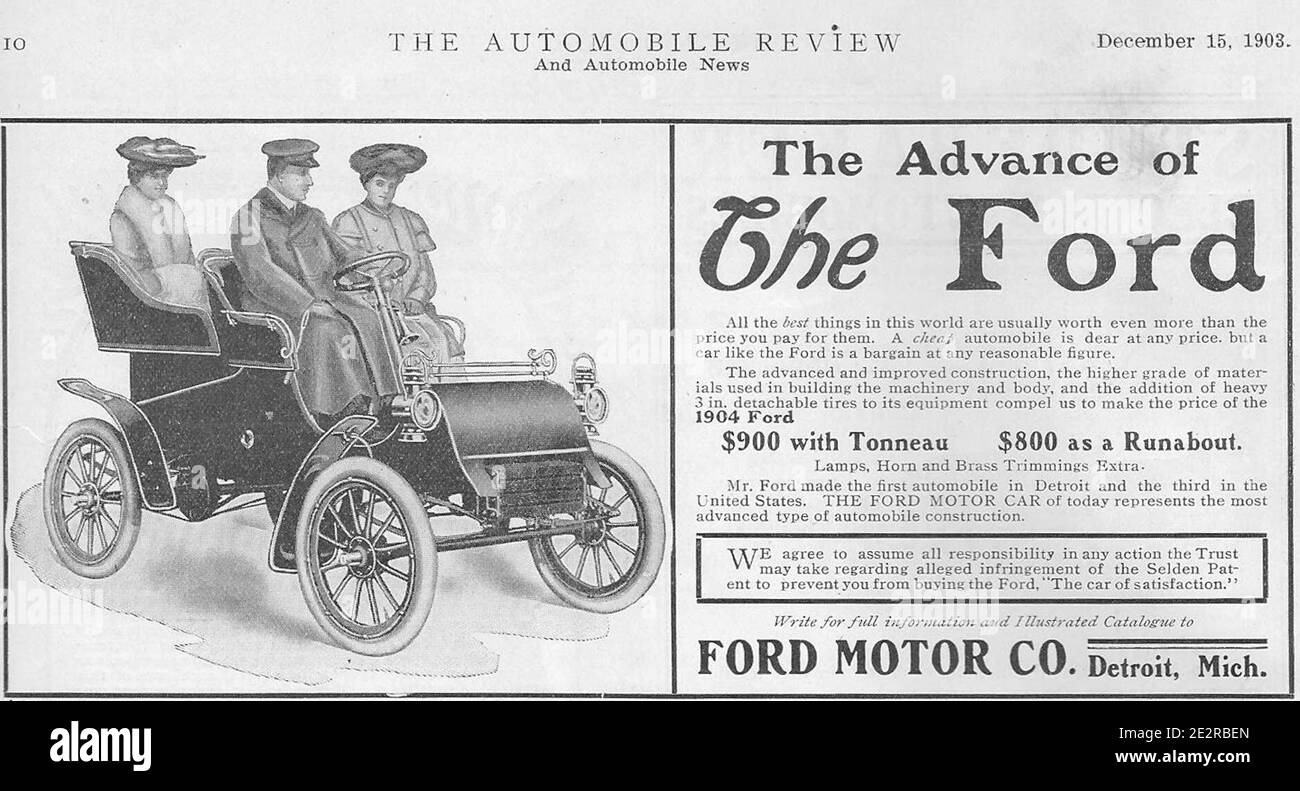 1903 Ford High Resolution Stock Photography and Images - Alamy