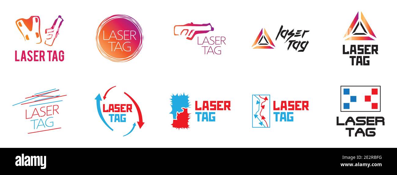 vector logo for laser tag and airsoft Stock Vector Image & Art Alamy