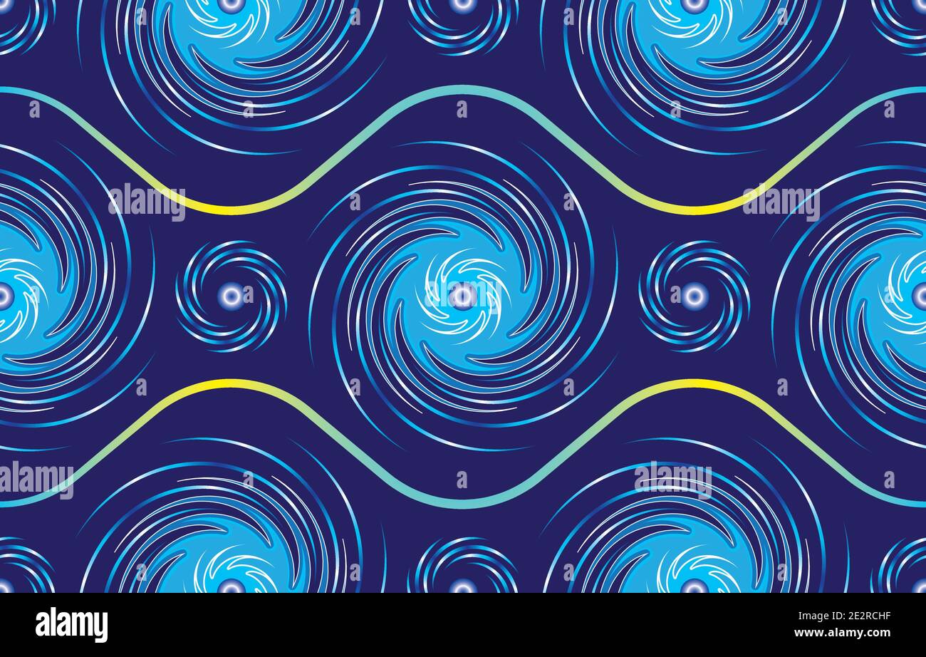 vector illustration of blue twist geometric pattern for background, bag