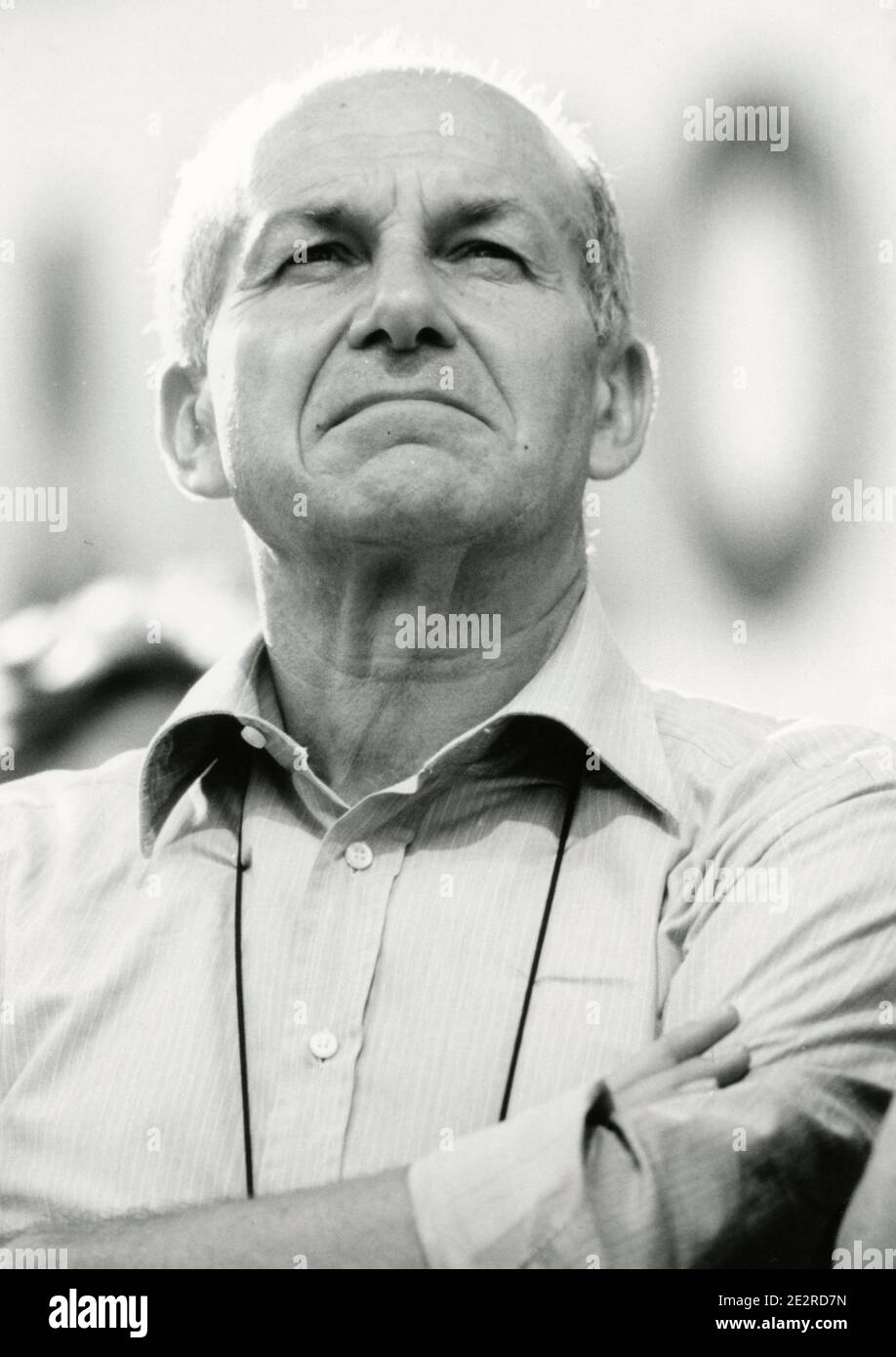 Italian trade unionist and politician Fausto Bertinotti, 2000s Stock ...