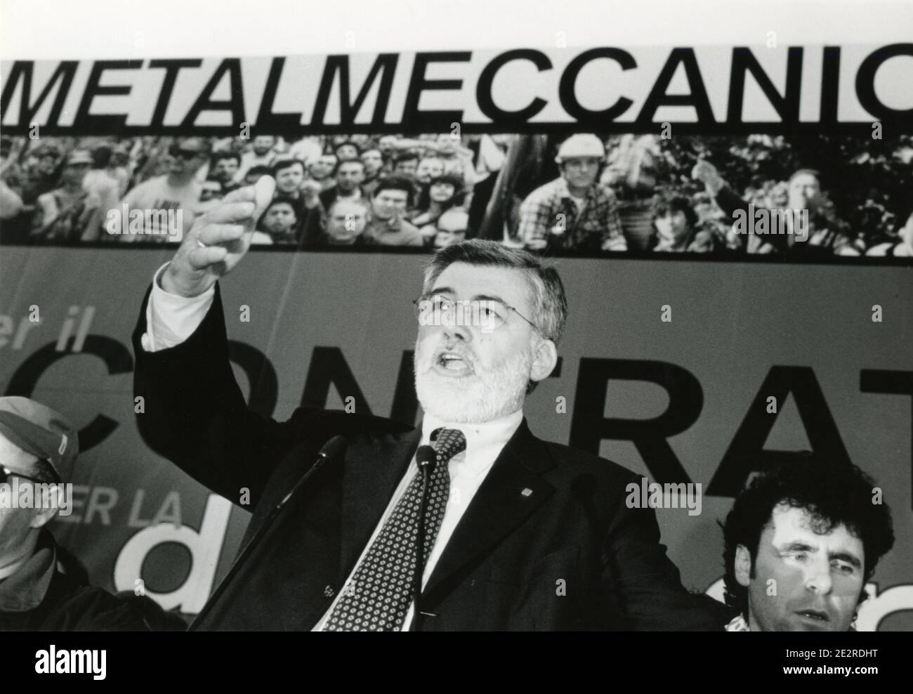 Italian trade unionist and politician Sergio Cofferati, 2000s Stock