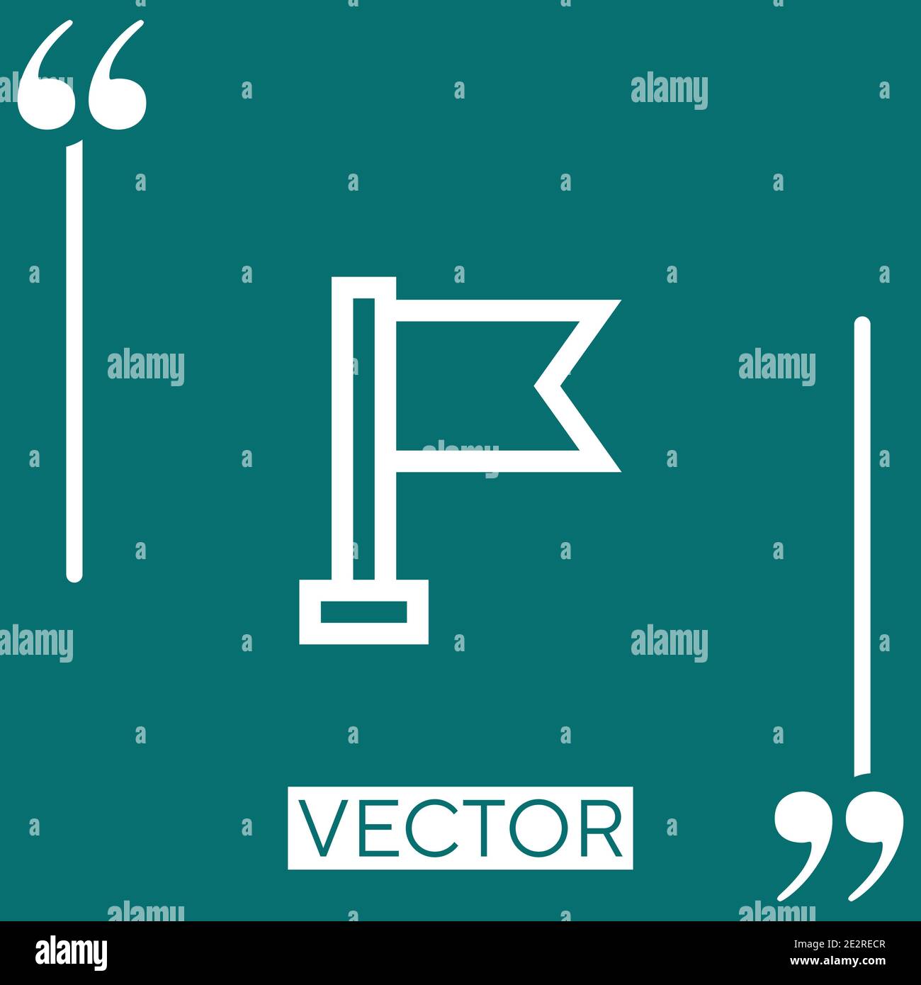 success vector icon Linear icon. Editable stroked line Stock Vector