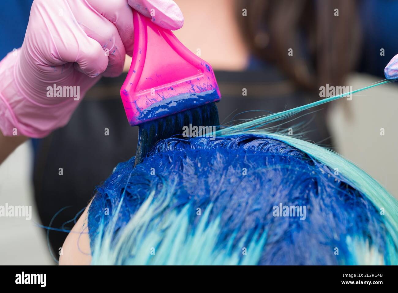 5. "Step-by-Step Guide for Dyeing Your Hair from Pink to Blue" - wide 4