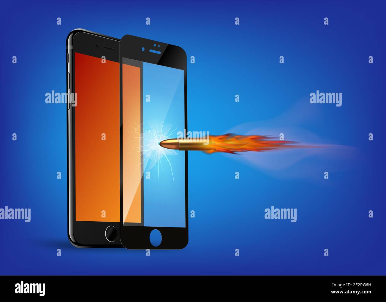 https://c8.alamy.com/comp/2E2RG6H/shot-a-bullet-in-protective-glass-a-crack-on-glass-vector-screen-protector-film-or-glass-cover-isolated-on-grey-background-mobile-accessory-2E2RG6H.jpg