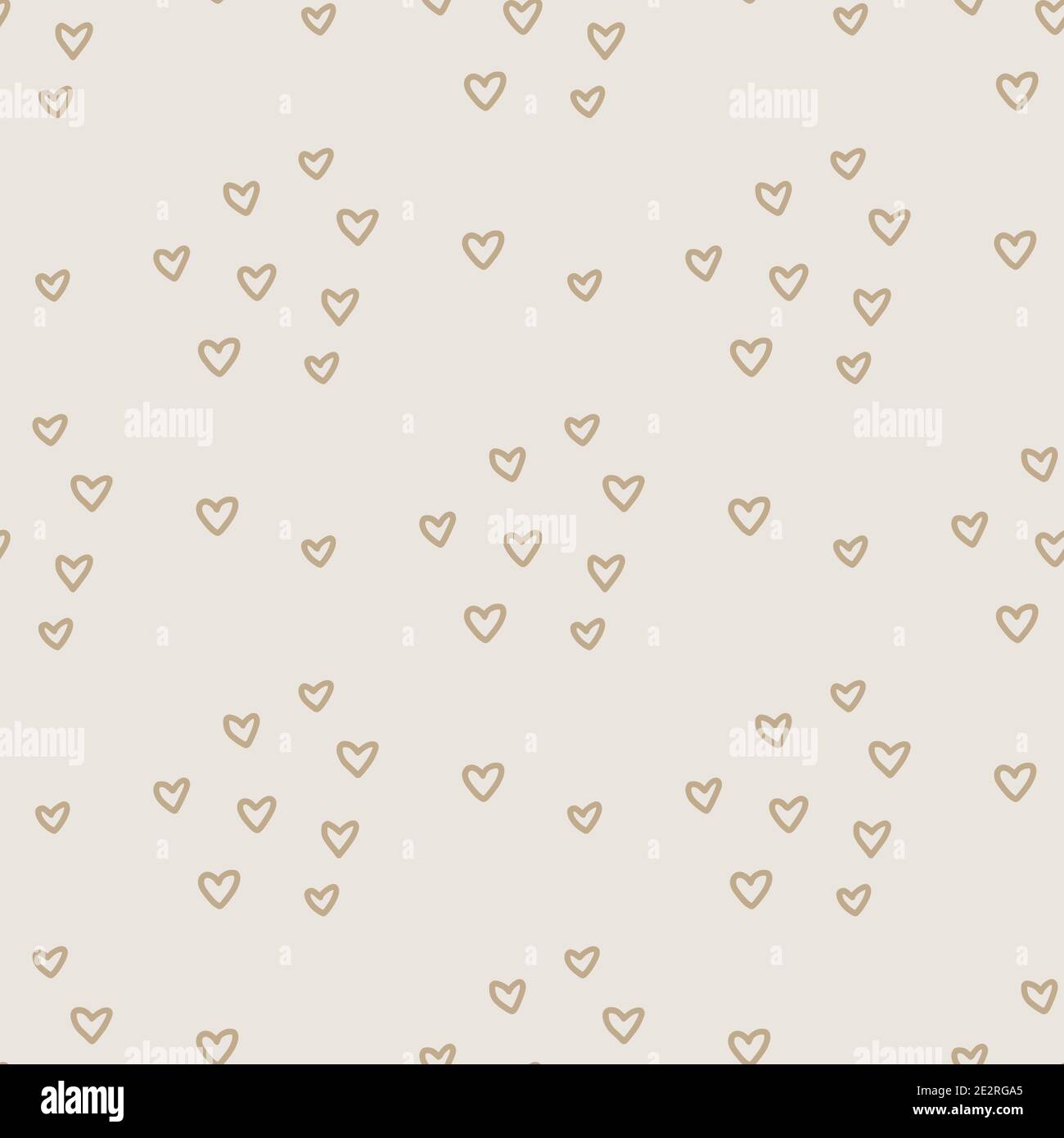 Vector abstract heart seamless pattern design. Modern graphic texture love illustration. Stock Vector