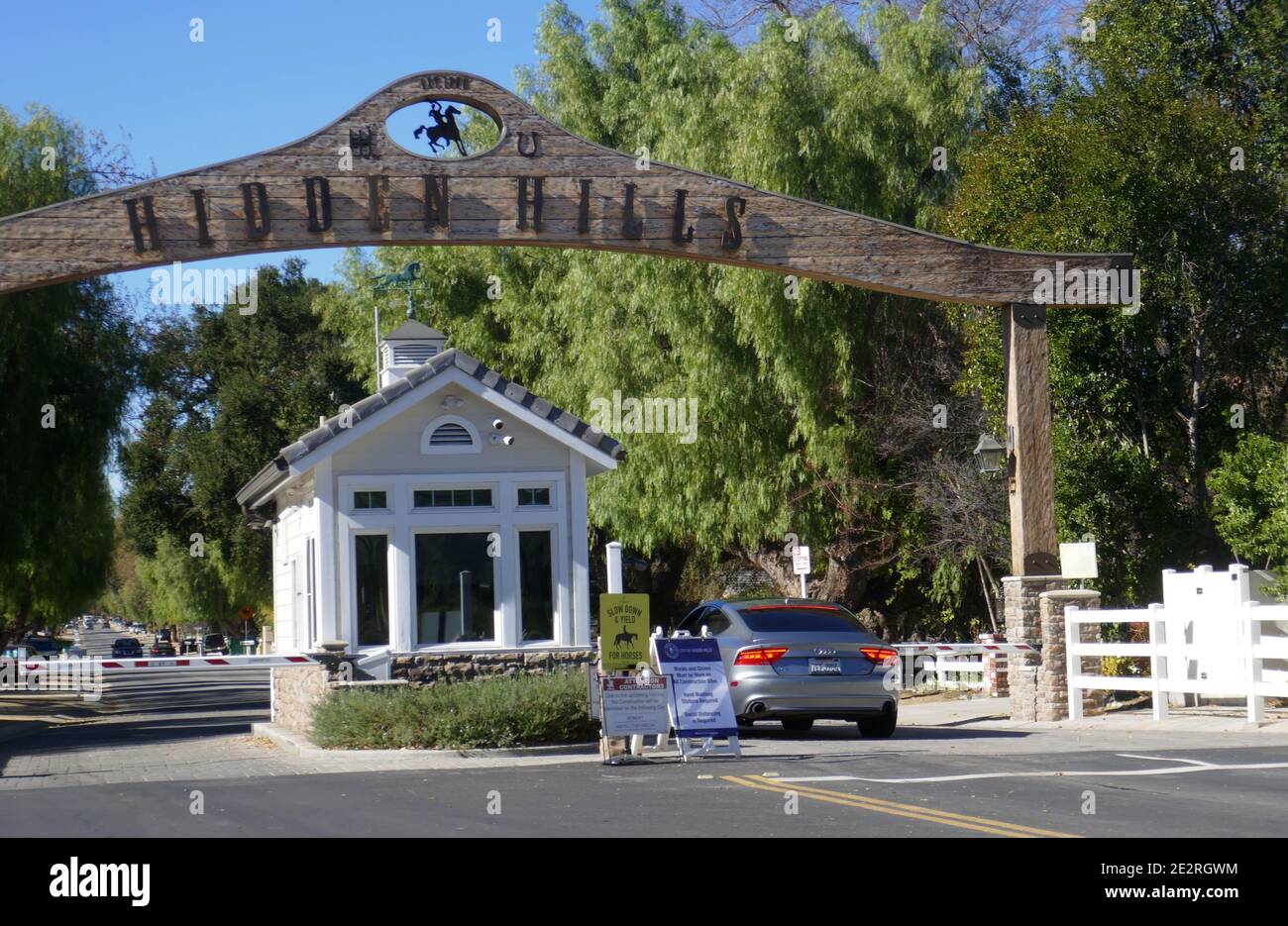 Hidden Hills, California, USA 14th January 2021 A general view of ...