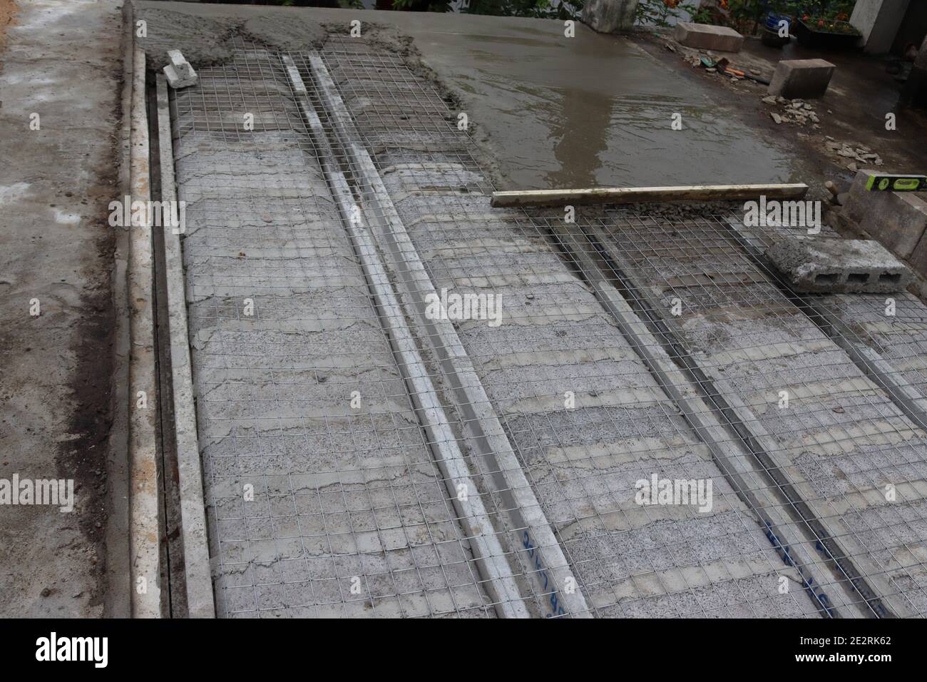 Sbs Suspended Beam Slab Prestressed Concrete Slab System Stock Photo Alamy