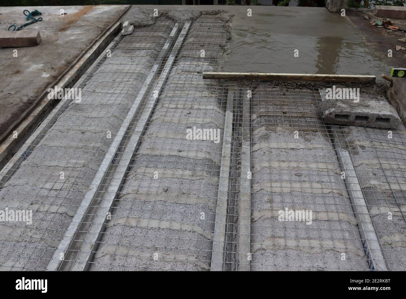 Sbs Suspended Beam Slab Prestressed Concrete Slab System Stock Photo Alamy