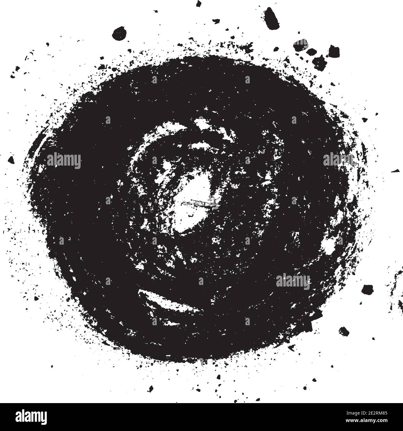 Grunge Circle Background Stock Vector