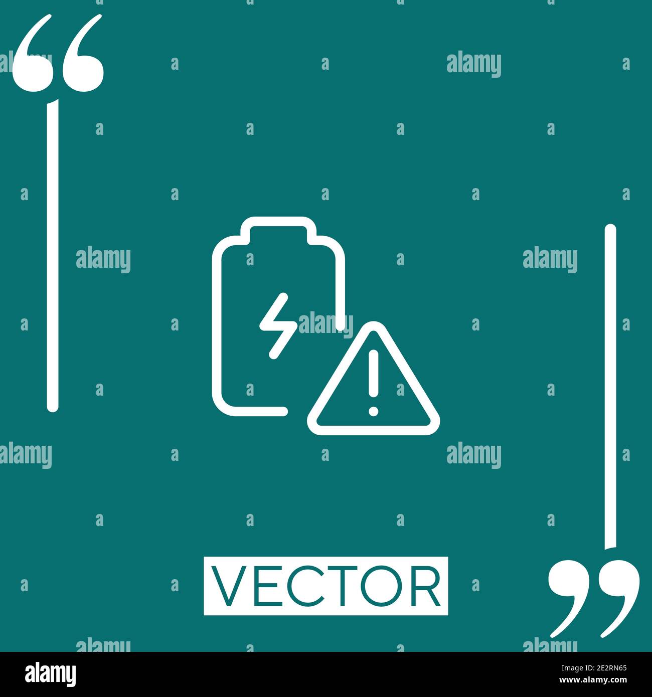 erroe vector icon Linear icon. Editable stroke line Stock Vector