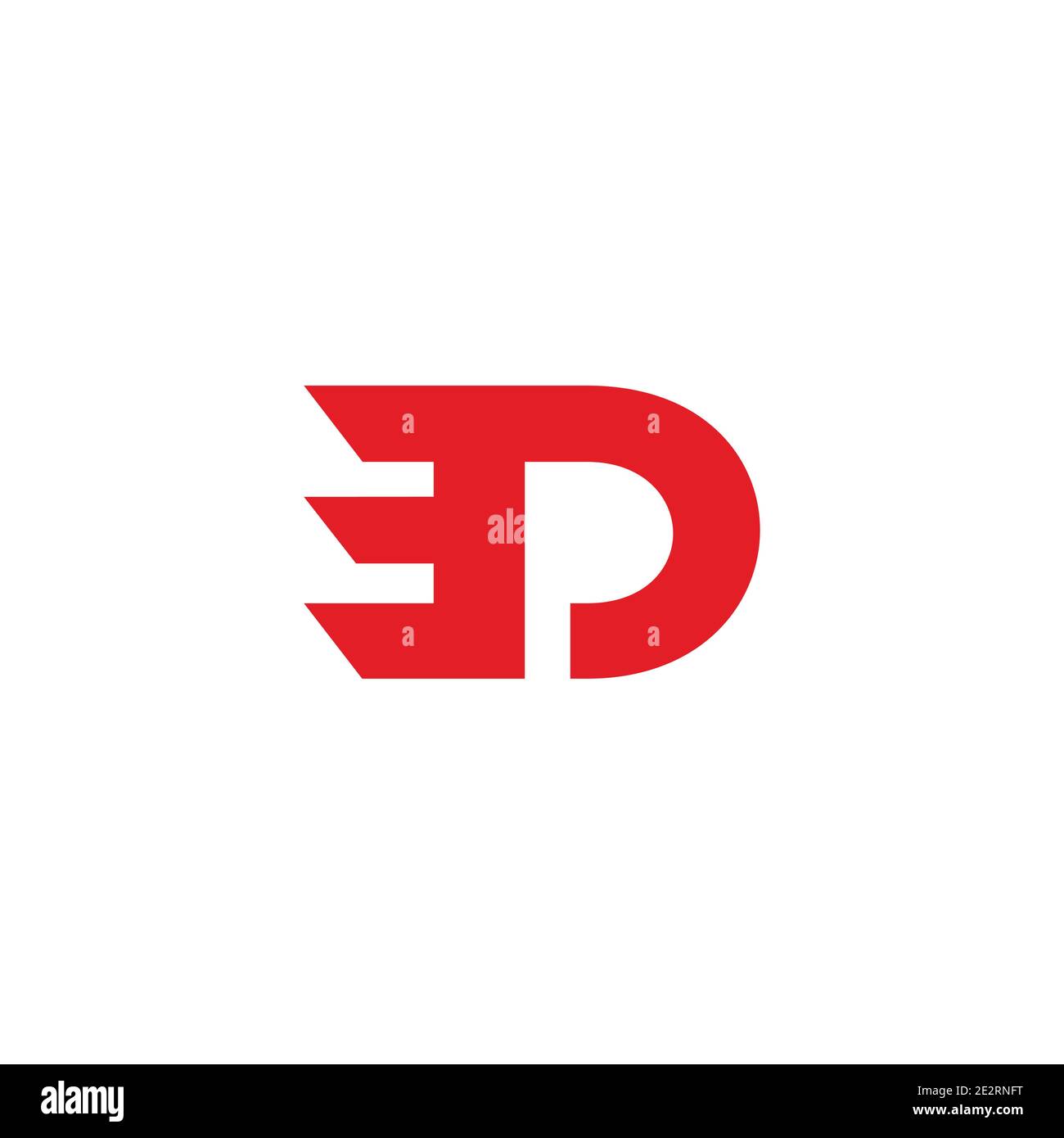 letter dp simple geometric motion logo vector Stock Vector Image & Art ...
