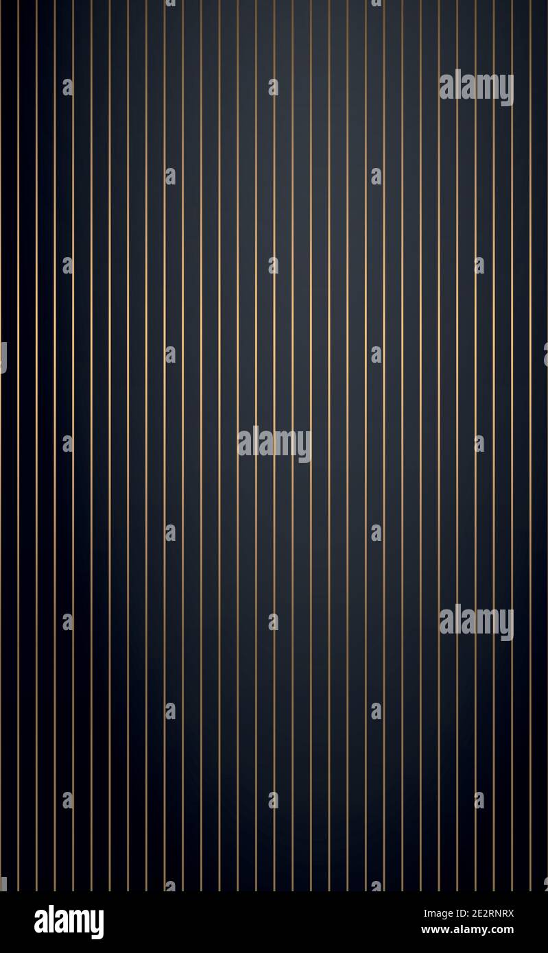 Abstract golden lines on a black background - Vector illustration Stock ...