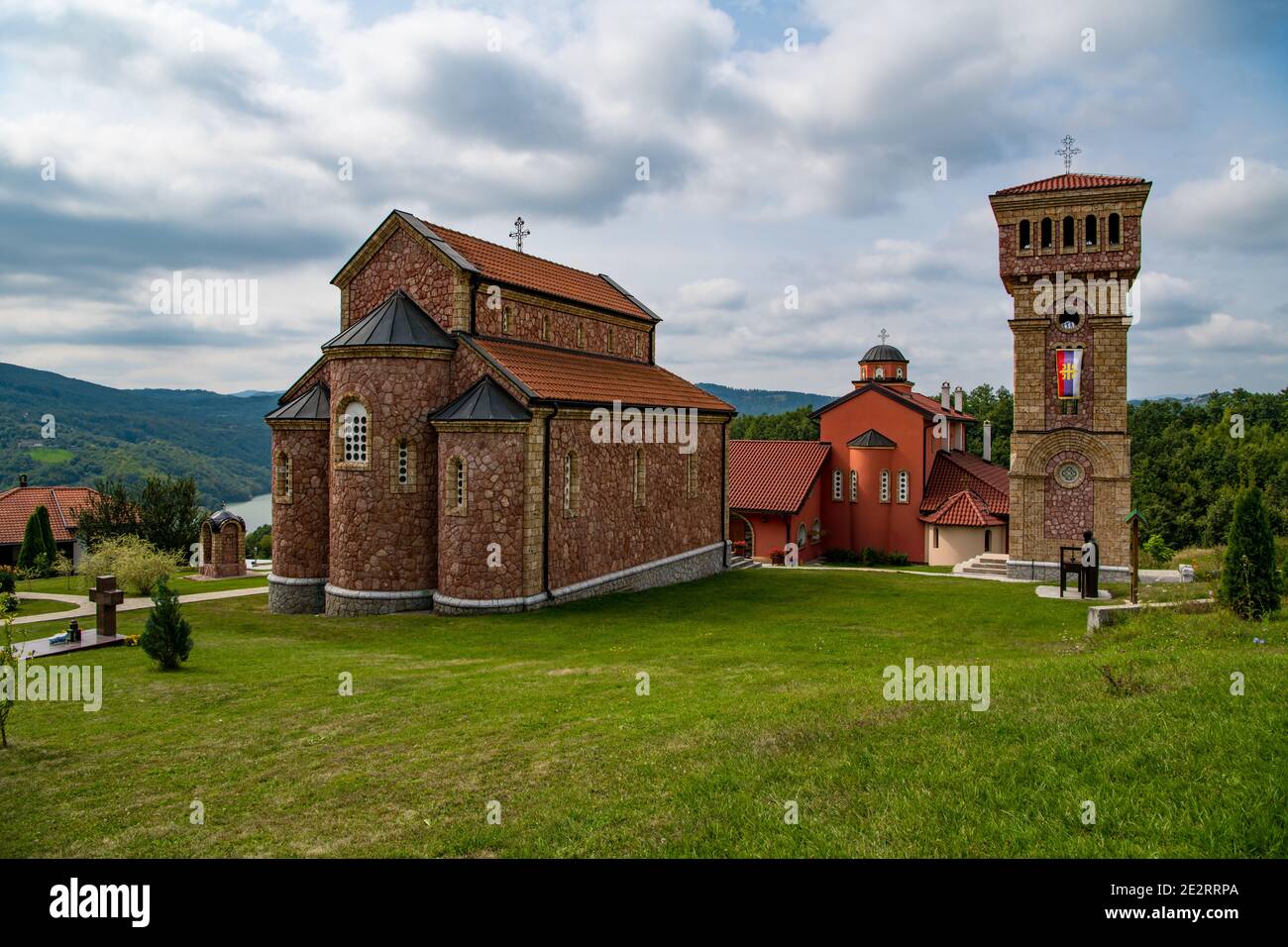 The Rujno Monastery was a established in 1537 in the Monastery of Saint George Rujan. It was one of the oldest printing houses in the Balkans. Stock Photo