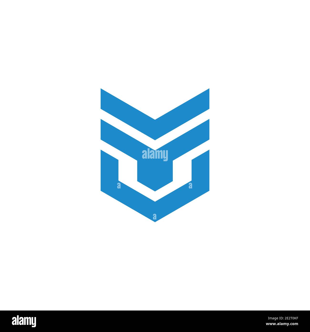 abstract letter tv simple geometric badge logo vector Stock Vector
