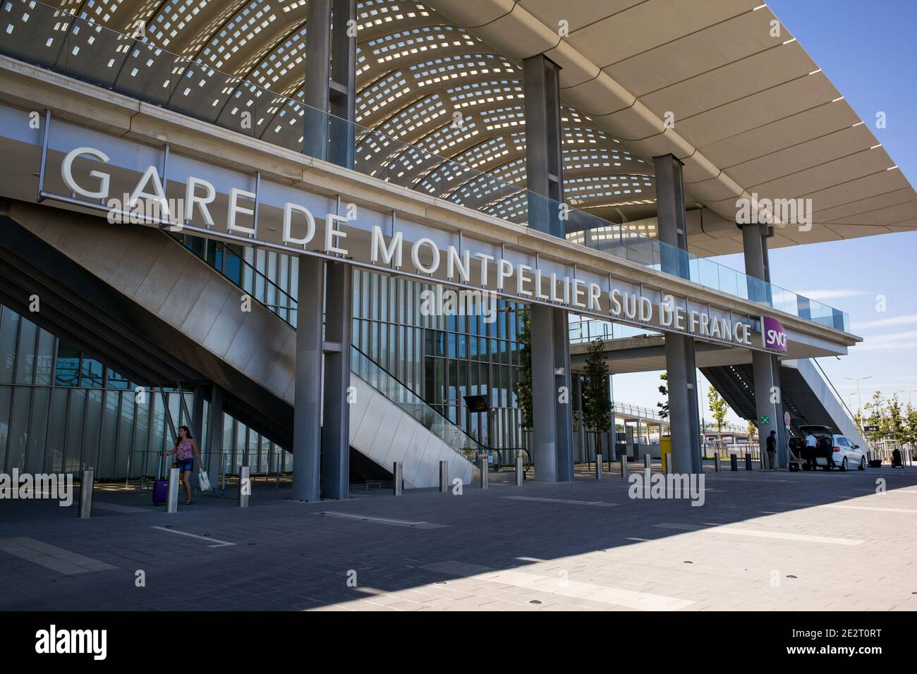 Montpellier (south of France): Montpellier Sud de France Railway Station Stock Photo
