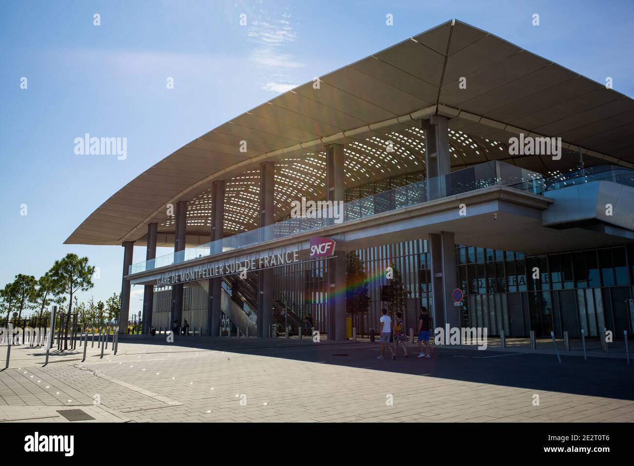 Montpellier (south of France): Montpellier Sud de France Railway Station Stock Photo