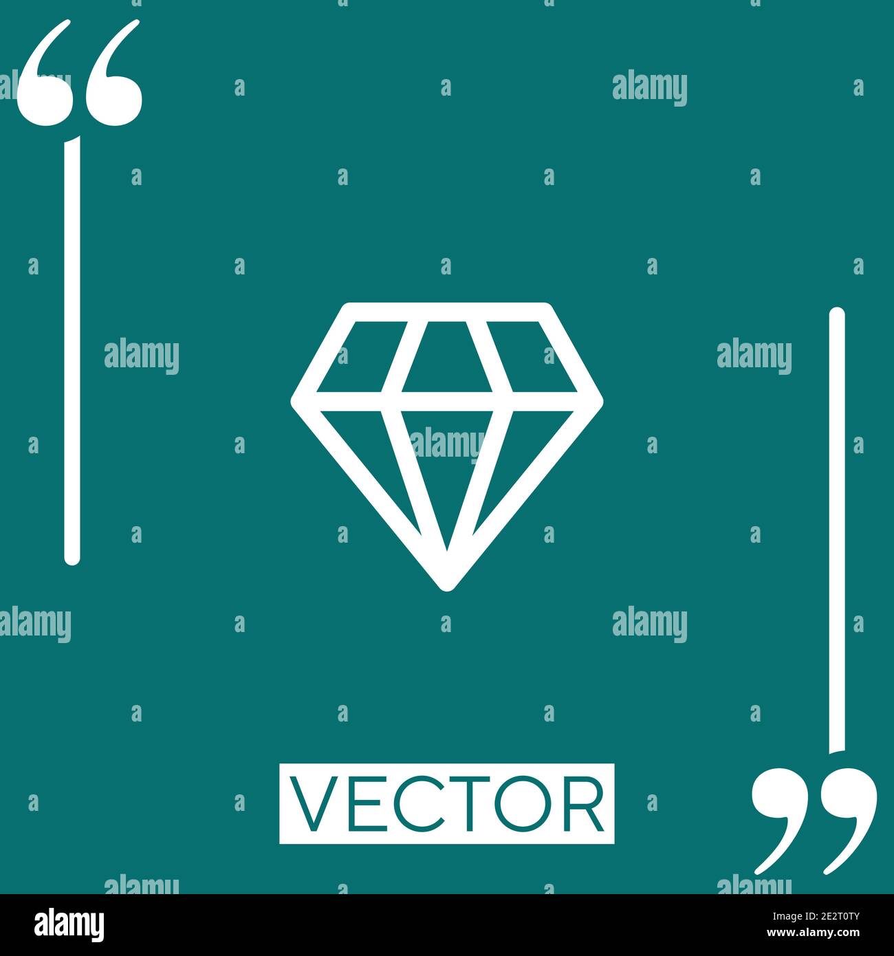 vip vector icon Linear icon. Editable stroke line Stock Vector
