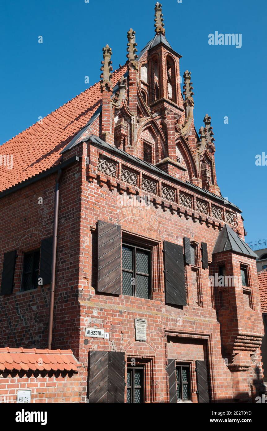 The House of Perkūnas, Kaunas, Lithuania Stock Photo Alamy
