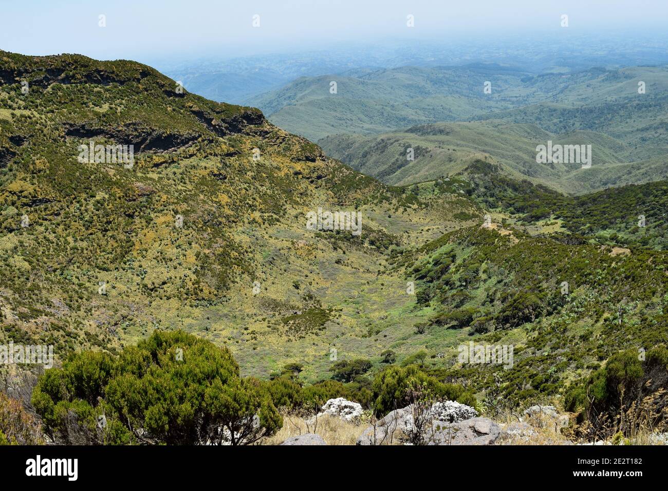 Scenic mountain landscapes in Aberdare Ranges, Kenya Stock Photo - Alamy