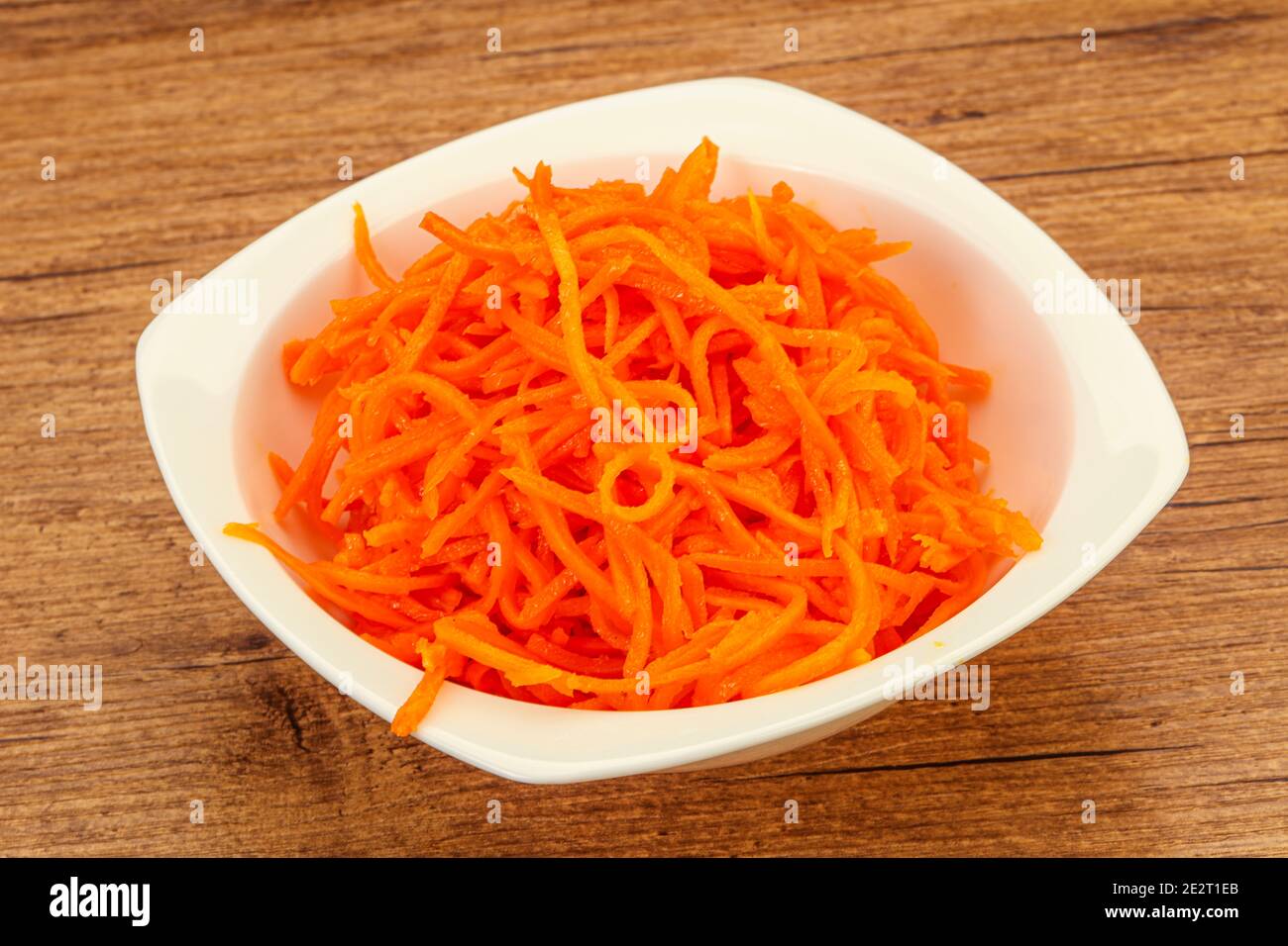 Spicy Korean carrot in the bowl Stock Photo Alamy