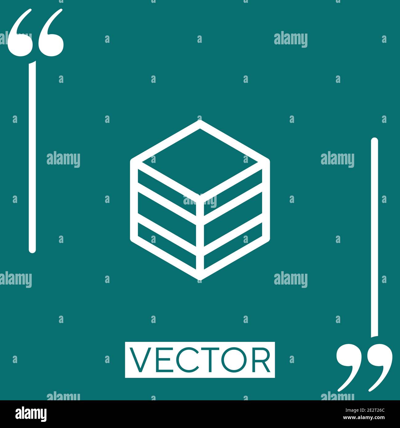 liquorice vector icon Linear icon. Editable stroke line Stock Vector