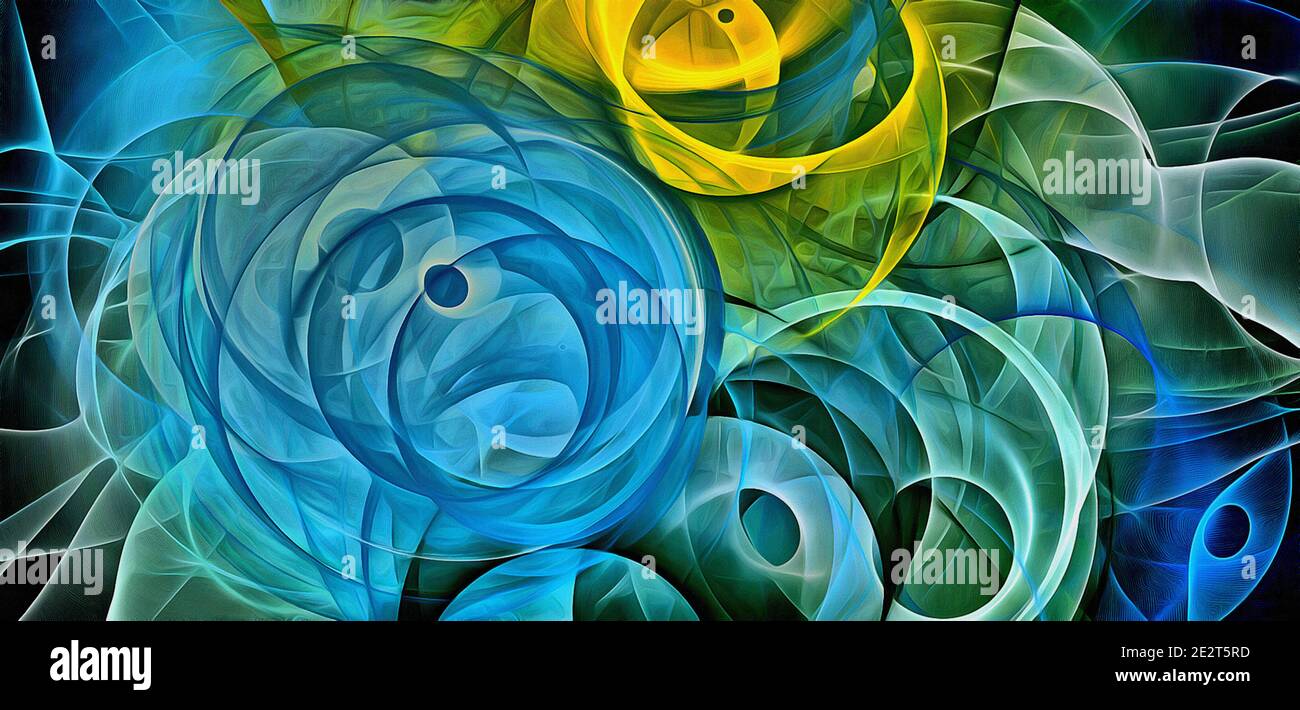 Abstract Stylization abstract psychedelic background watercolor stylization from colored ...