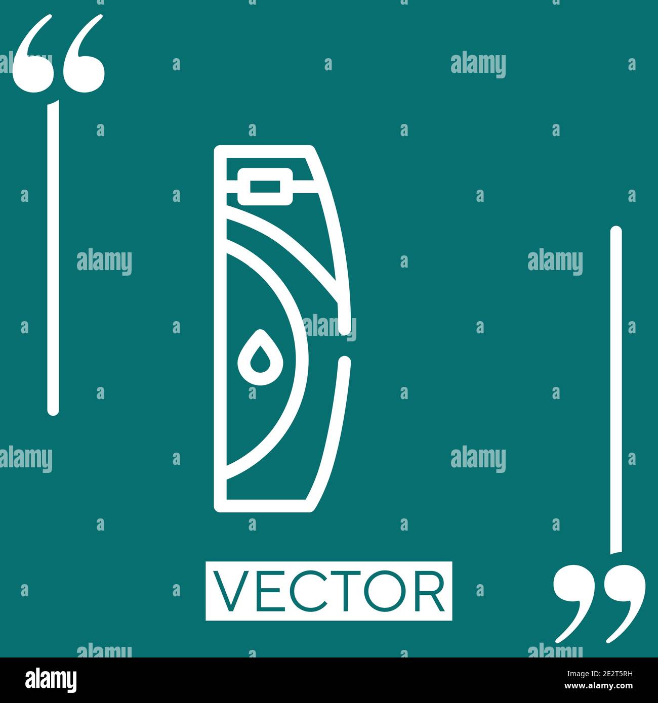 shampoo vector icon Linear icon. Editable stroke line Stock Vector