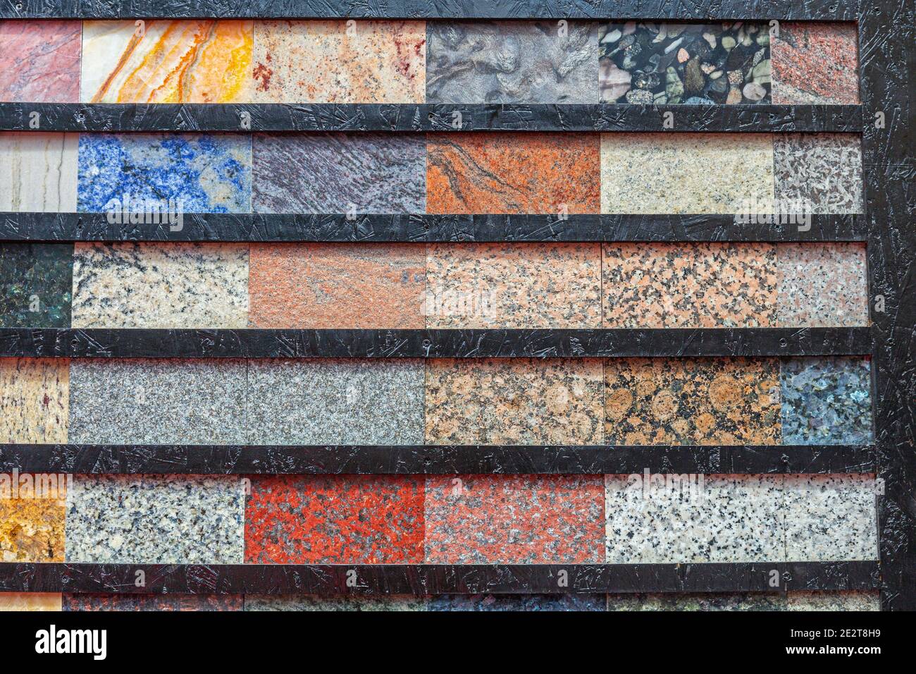 Marble Stone Granite Tiles Variety Selection Material Stock Photo Alamy