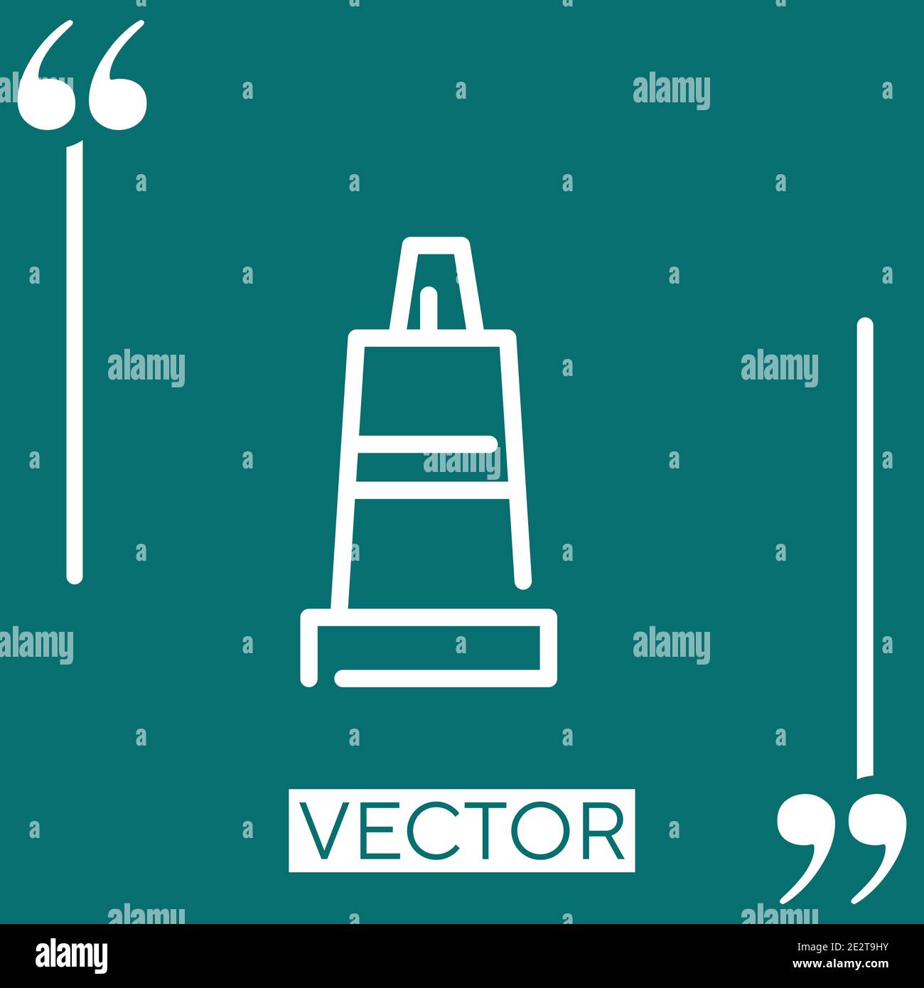 super glue vector icon Linear icon. Editable stroke line Stock Vector