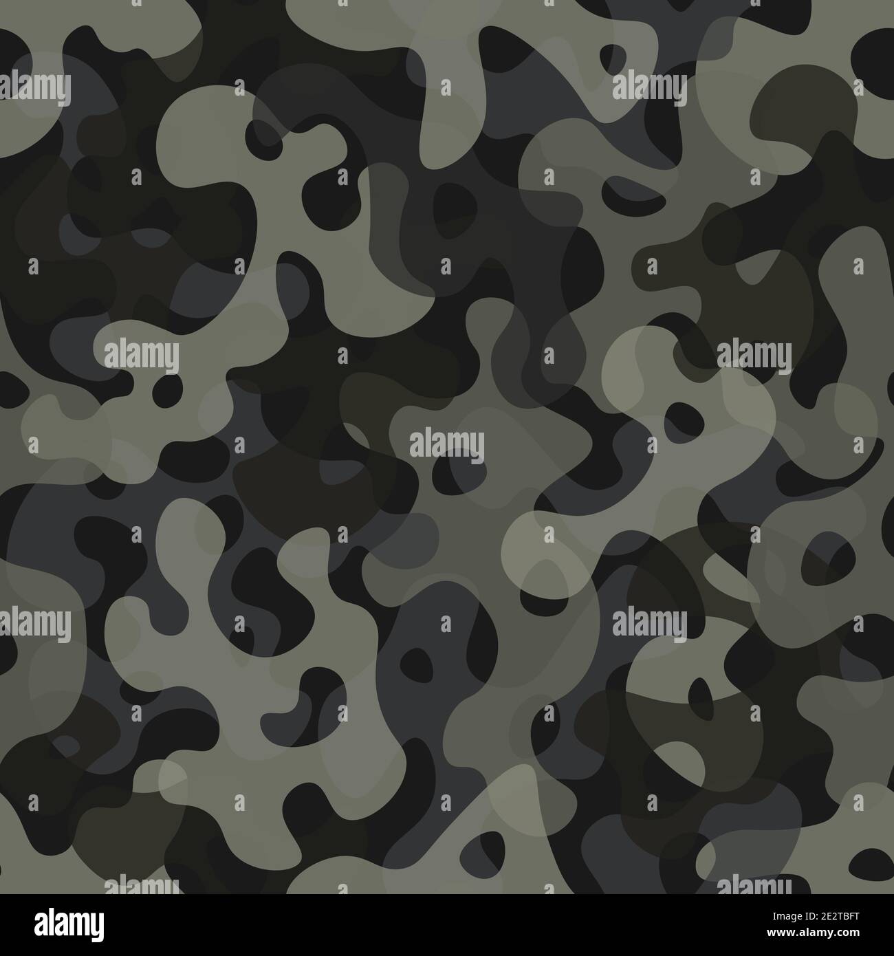 Camouflage seamless pattern background. Classic clothing masking camo ...