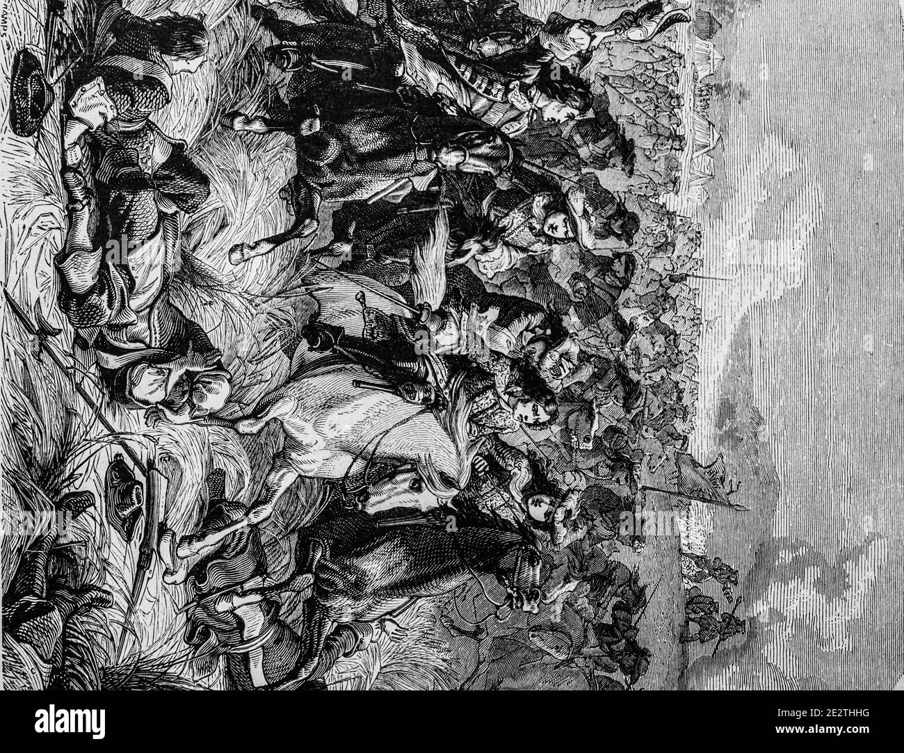 ,battle of steinkerque 1692 editeur lahur 1883 Stock Photo Alamy