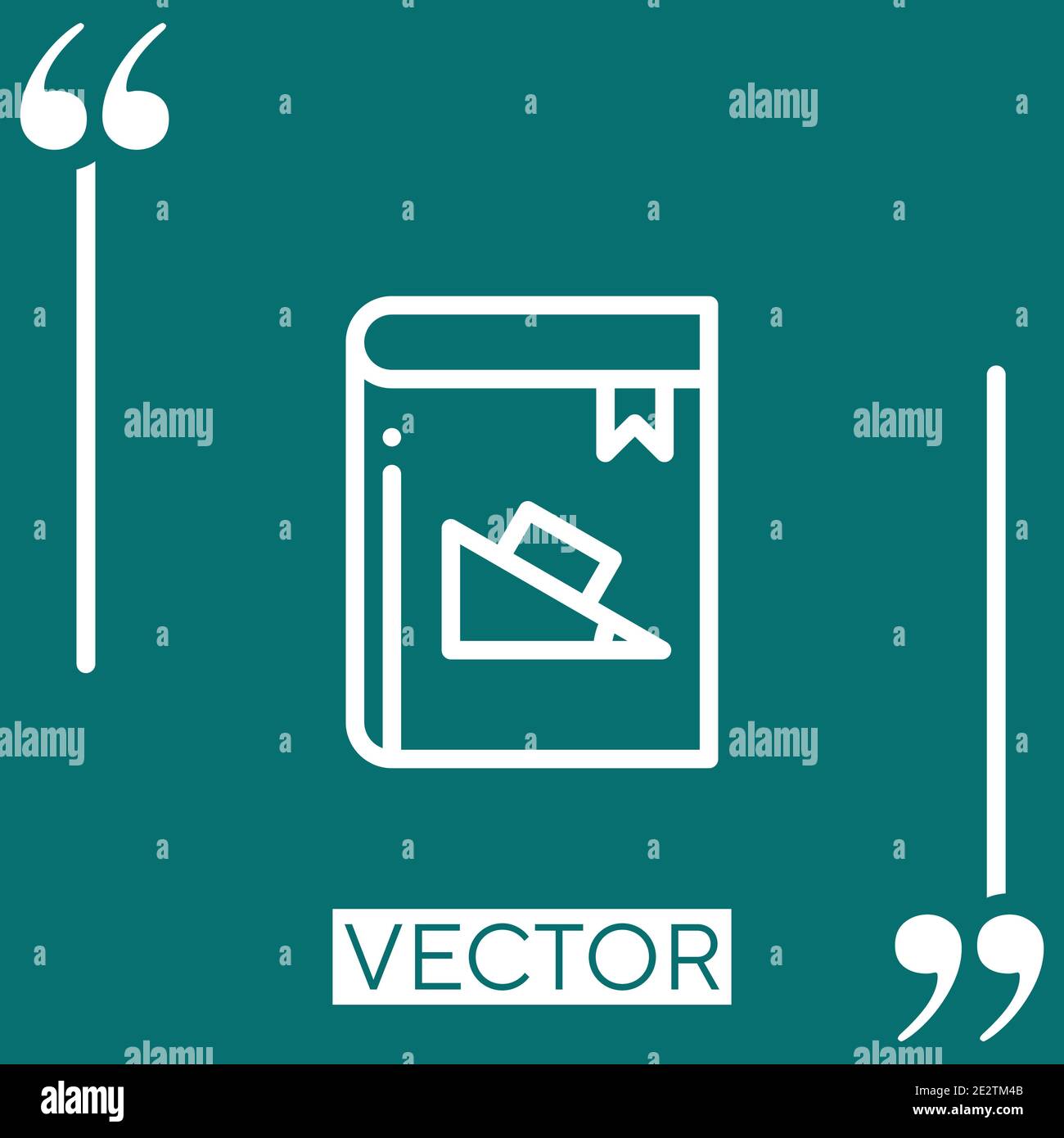 book Linear icon. Editable stroke line Stock Vector Image & Art - Alamy
