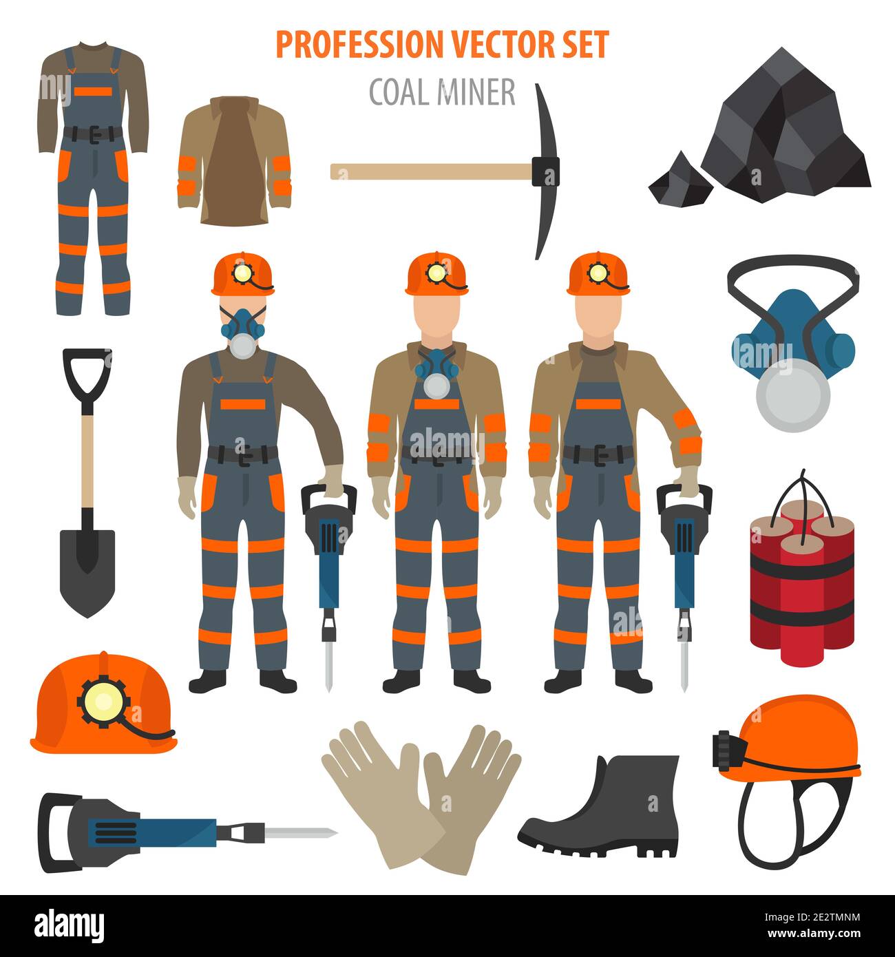 Mining Tools Cut Out Stock Images & Pictures - Alamy
