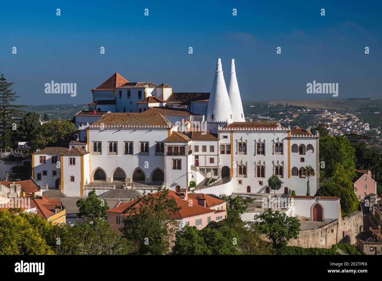 National Palace of Sintra in Sintra, Lisbon District, Lisboa region, Portugal Stock Photo