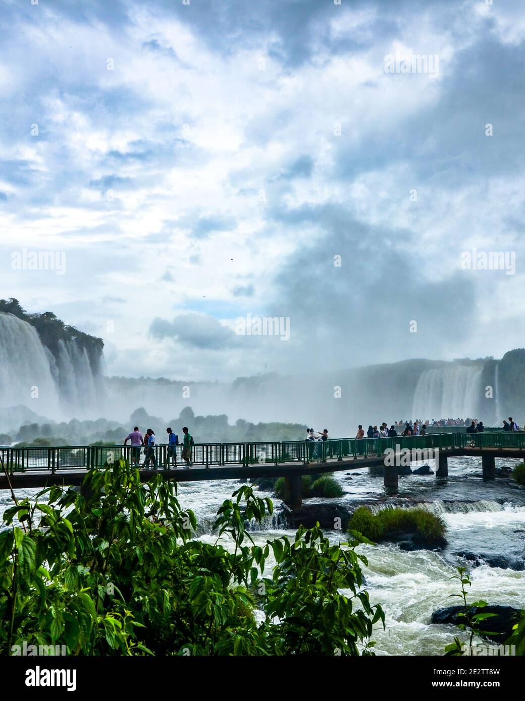 Iguazu Waterfalls, Brazil Stock Photo
