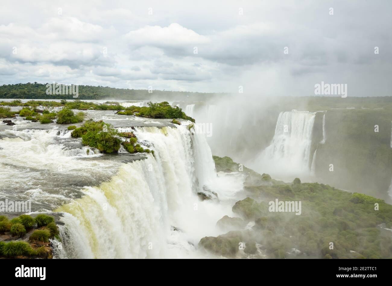 Iguazu Waterfalls, Brazil Stock Photo