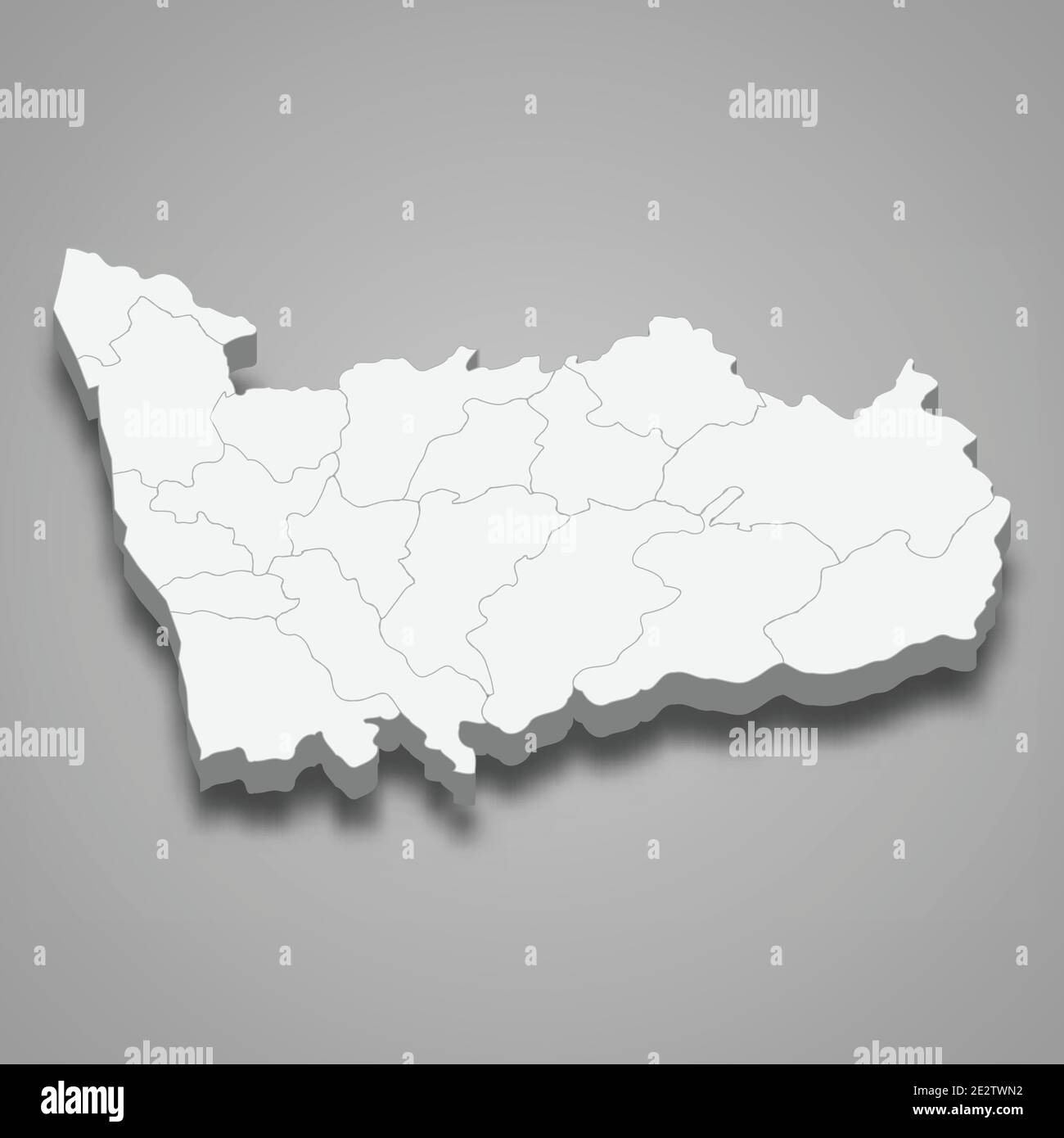 Isometric map portugal detailed vector hi-res stock photography and images  - Alamy
