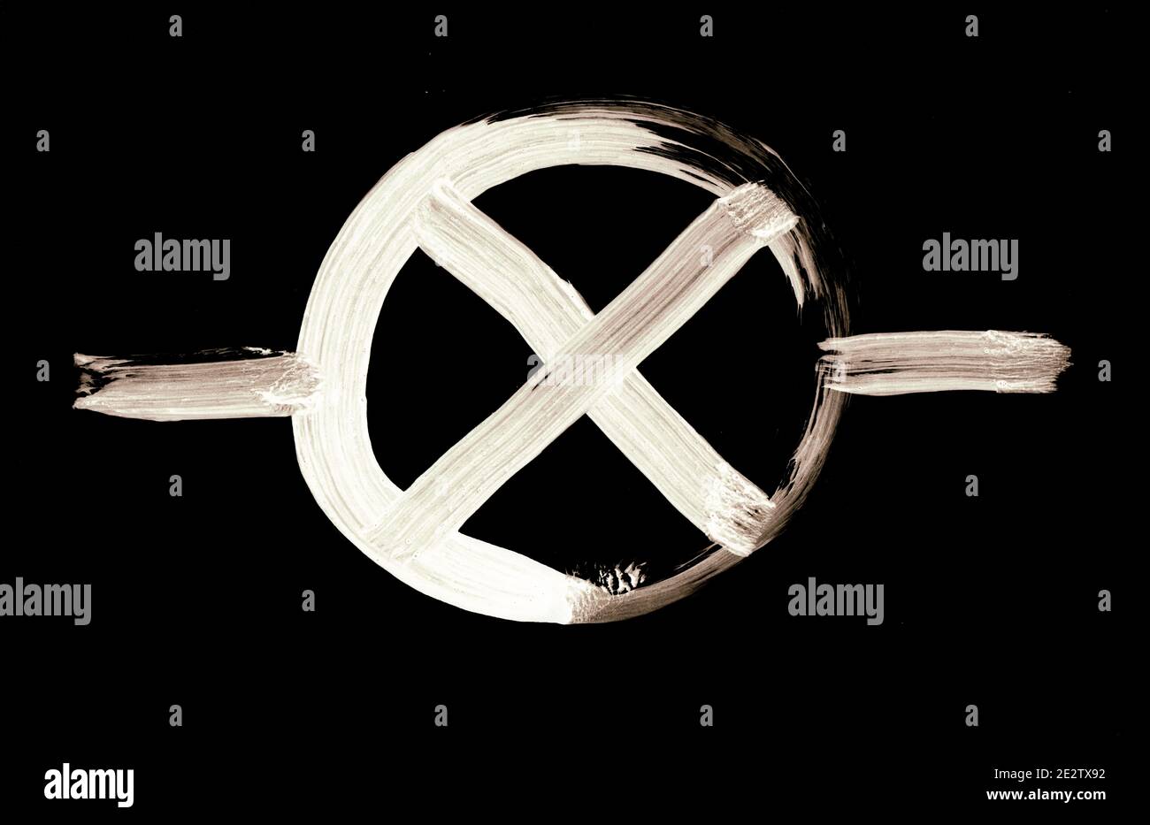 Electrcal Symbols Short Set 027 Light Indicator Inverted Stock Photo ...